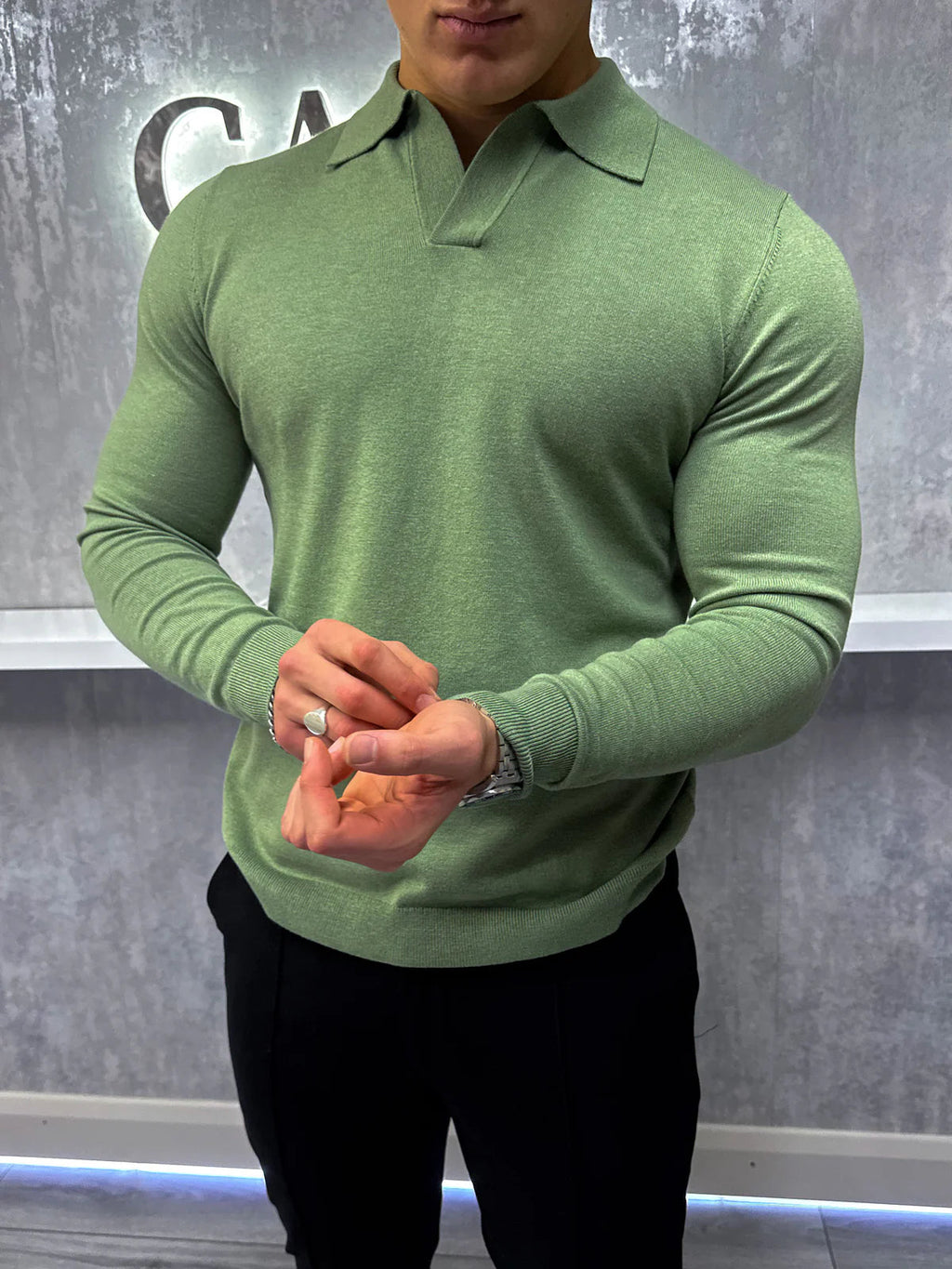 Polo Leone – 100% Algodão Premium (Manga Longa)