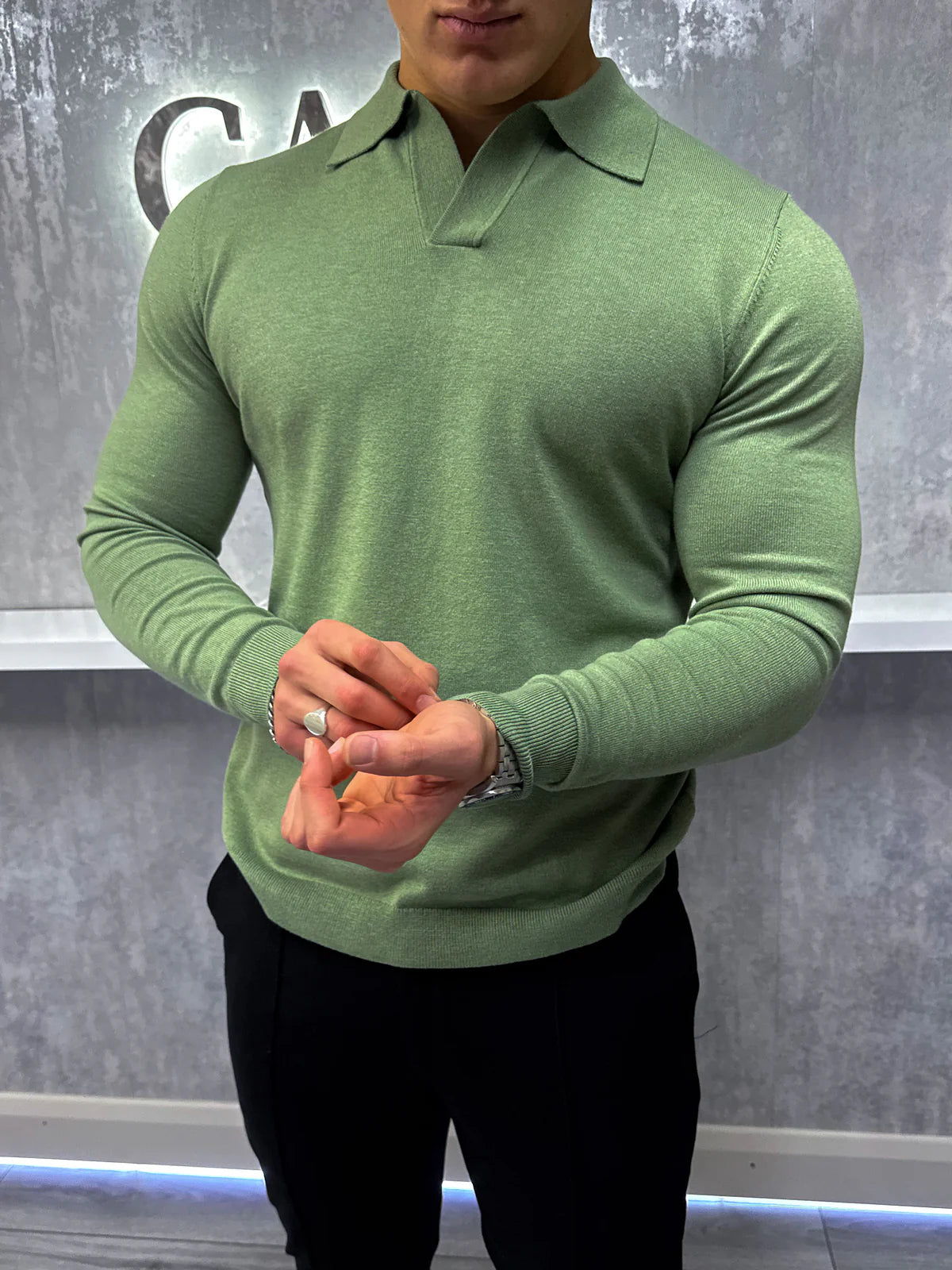 Polo Leone – 100% Algodão Premium (Manga Longa)