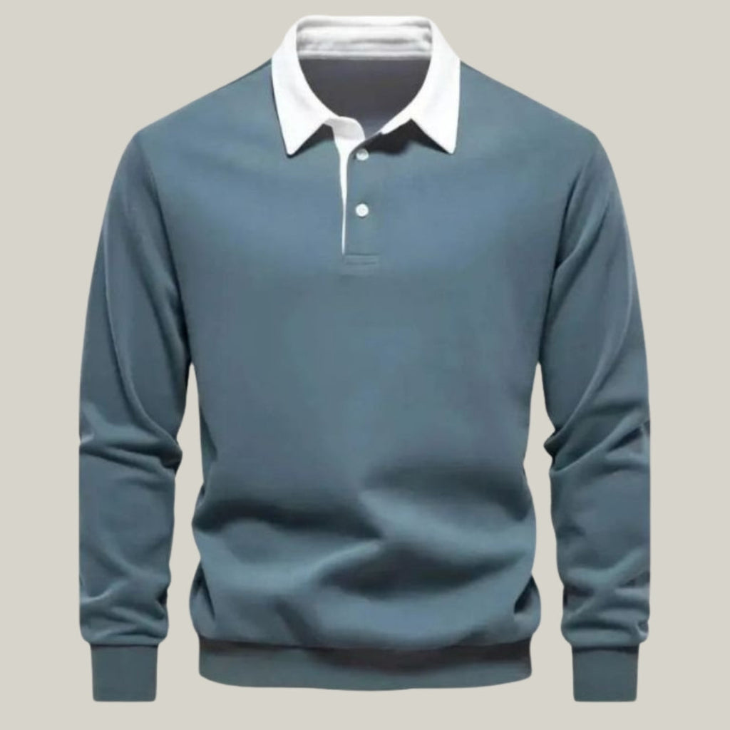 Polo Oxford – 100% Algodão (Manga Longa)