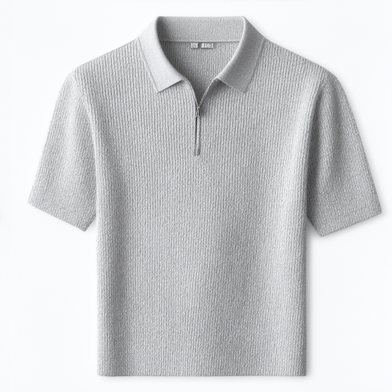 Camisa Polo Malha Francesa Gray