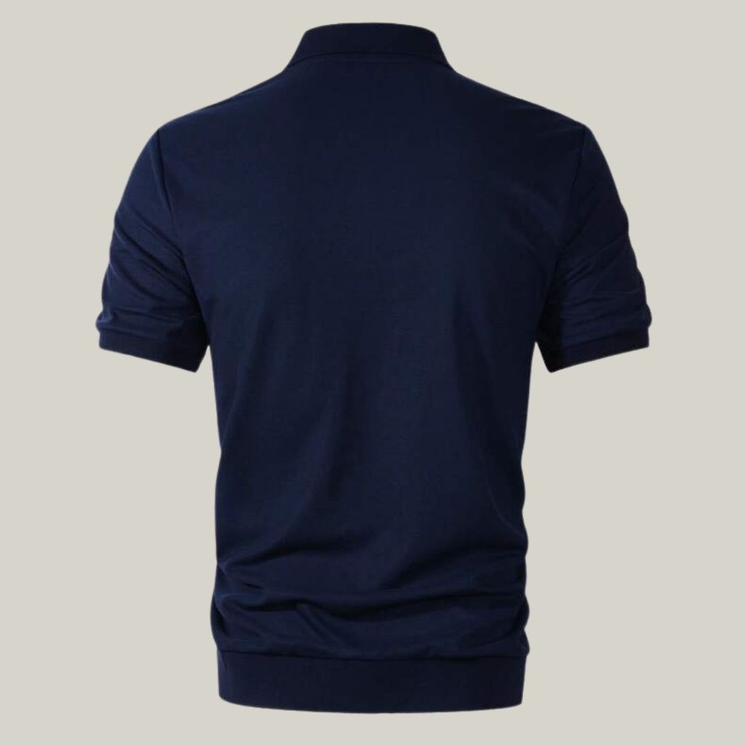 Polo Firenze Tricolor Slim — 100% Algodão