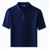 Camisa Polo Malha Francesa Blue