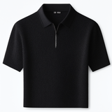 Camisa Polo Malha Francesa Black