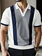 Polo Firenze Tricolor Slim — 100% Algodão