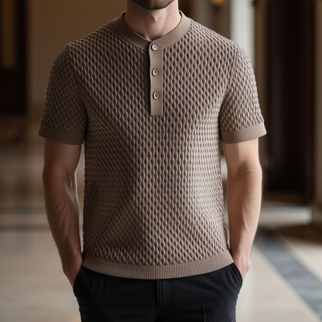 Camisa  Polo Malha Franfurt Gray