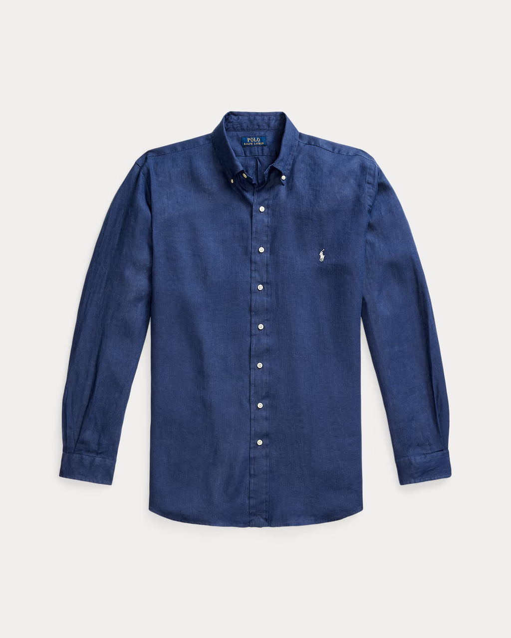 Camisa Linho Polo Ralph Lauren Manga Longa