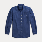 Camisa Linho Polo Ralph Lauren Manga Longa