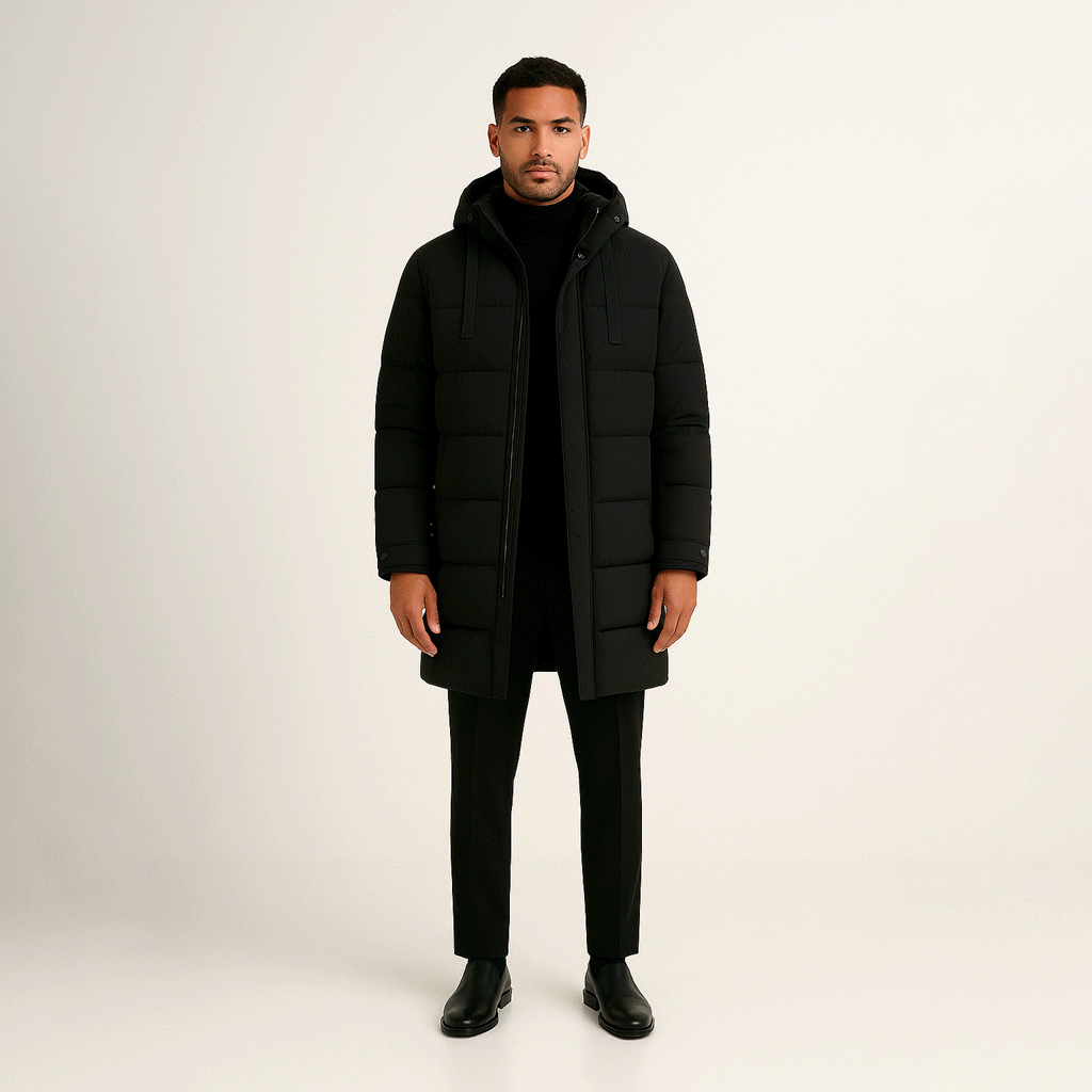 Jaqueta Puffer Masculina Alongada Fiorinni