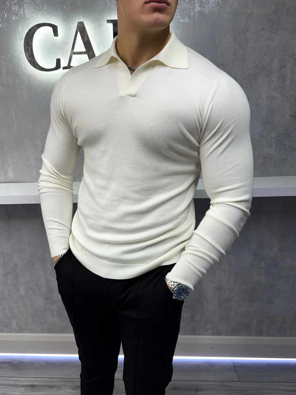 Polo Leone – 100% Algodão Premium (Manga Longa)